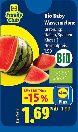 Bio Baby Wassermelone