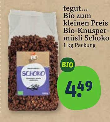Bio-Knuspermüsli Schoko