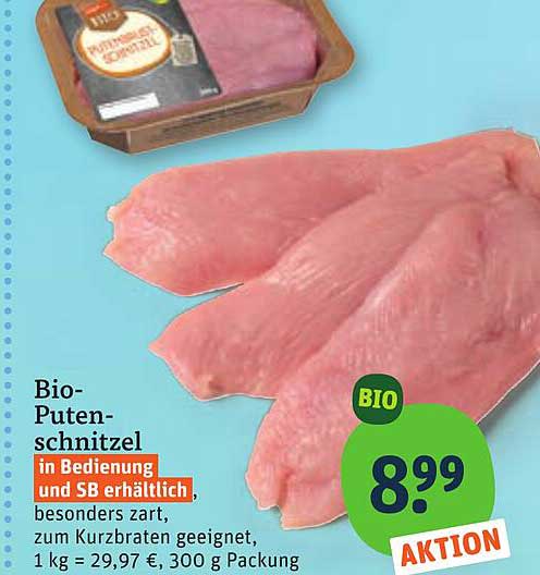 Bio-Putenschnitzel