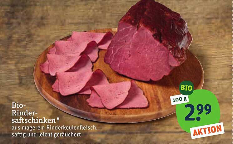 Bio-Rinder- saftschinken