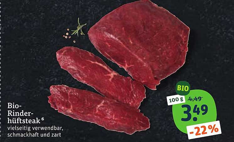 Bio-Rinderhüftsteak