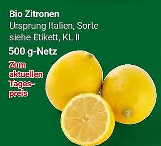 Bio Zitronen