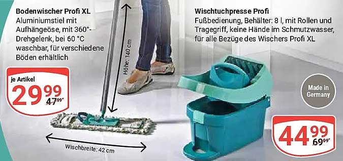 Bodenwischer Profi XL