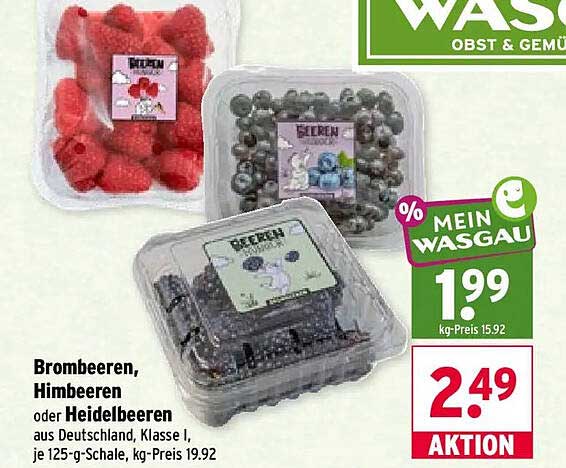 Brombeeren, Himbeeren oder Heidelbeeren