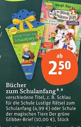 Bücher zum Schulanfang
