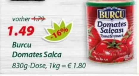 Burcu Domates Salca