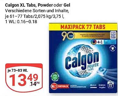 Calgon XL Tabs, Powder oder Gel