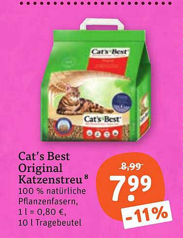 Cat’s Best Original Katzenstreu 8