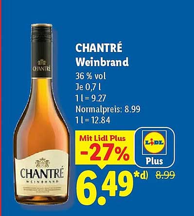 CHANTRÉ Weinbrand