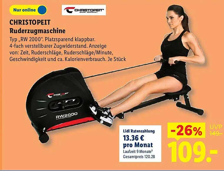 CHRISTOPEIT Ruderzugmaschine