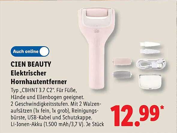 CIEN BEAUTY Elektrischer Hornhautentferner
