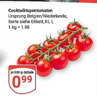 Cocktailrispentomaten