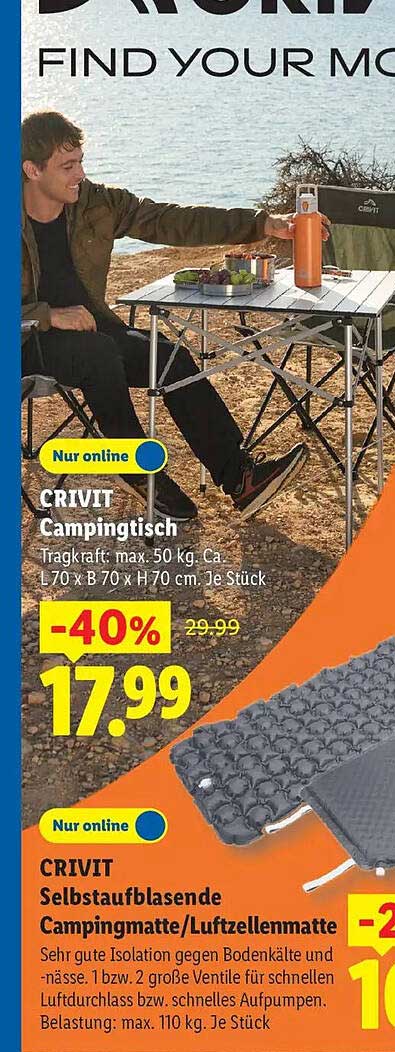 CRIVIT Campingtisch