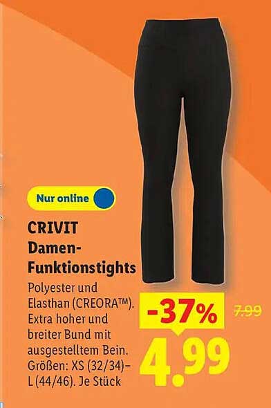 CRIVIT Damen-Funktionstights