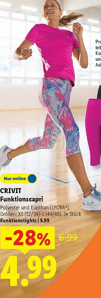 CRIVIT Funktionscapri