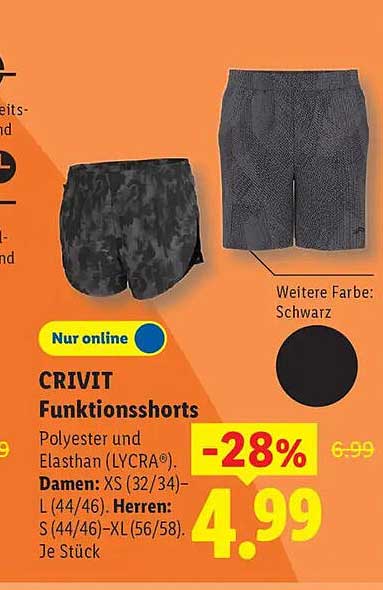 CRIVIT Funktionsshorts