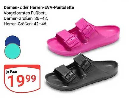 Damen- oder Herren-EVA-Pantolette
