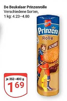 De Beukelaer Prinzenrolle Verschiedene Sorten, 1 kg: 4.23-4.80