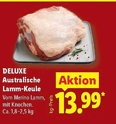 DELUXE Australische Lamm-Keule