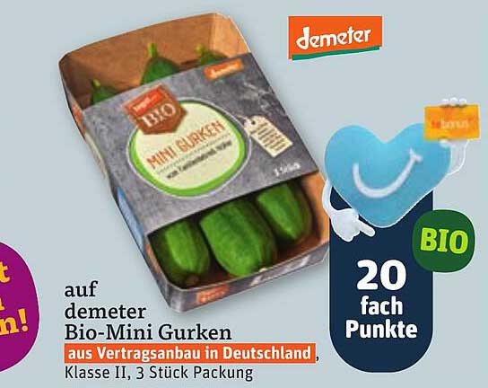 demeter Bio-Mini Gurken