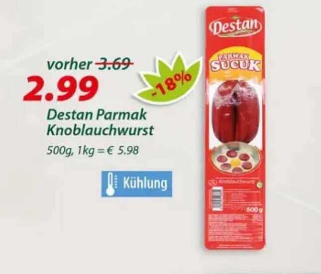 Destan Parmak Knoblauchwurst