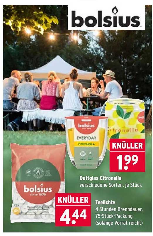 Duftglas Citronella verschiedene Sorten, je Stück