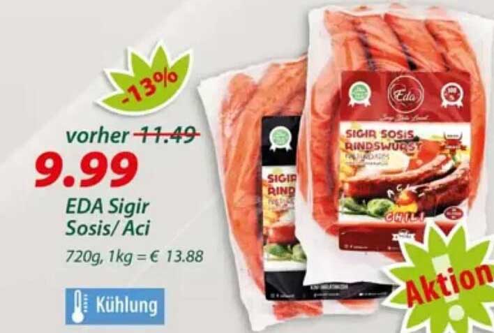 EDA Sığır Sosis/Aci