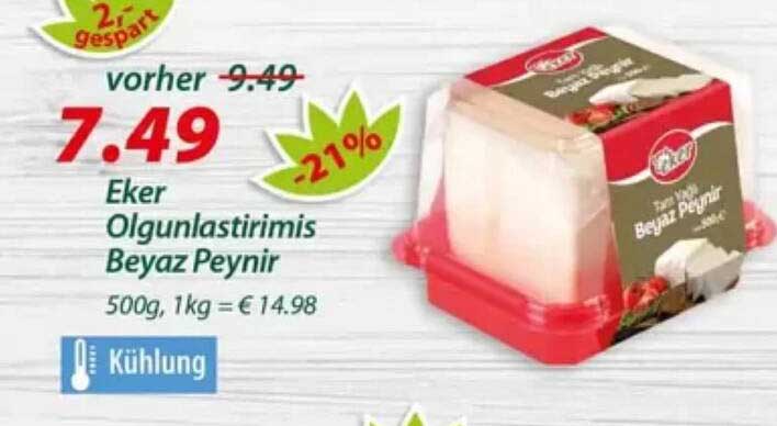 Eker Olgunlastirimiş Beyaz Peynir