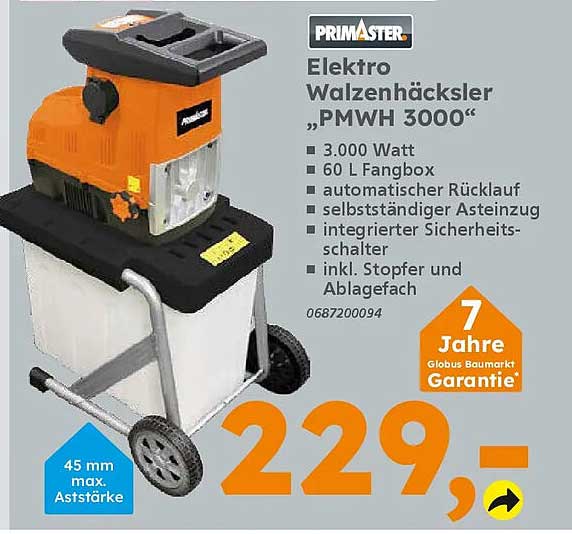 Elektro Walzenhäcksler „PMH 3000“