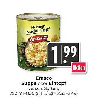 Erasco Suppe oder Eintopf versch. Sorten