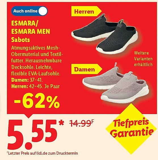 ESMARA/ ESMARA MEN Sabots