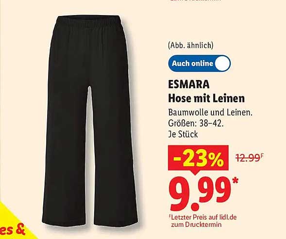 ESMARA Hose mit Leinen
