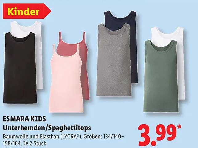 ESMARA KIDS Unterhemden/Spaghettitops
