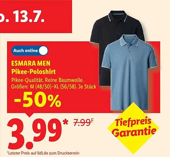ESMARA MEN Pikee-Poloshirt