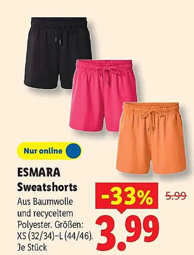 ESMARA Sweatshorts