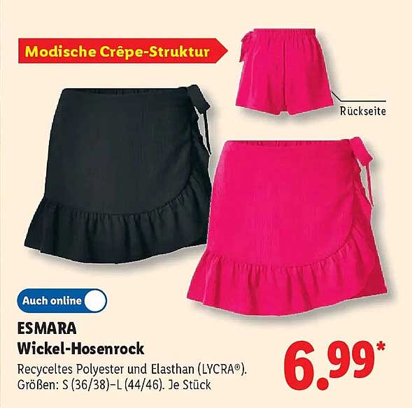 ESMARA Wickel-Hosenrock