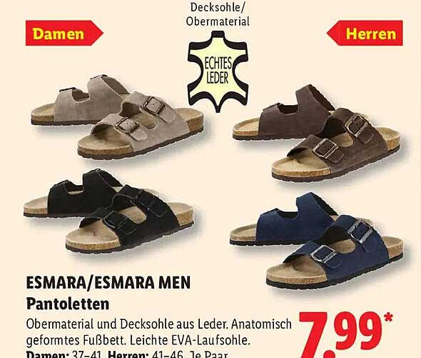 ESMARA/ESMARA MEN Pantoletten