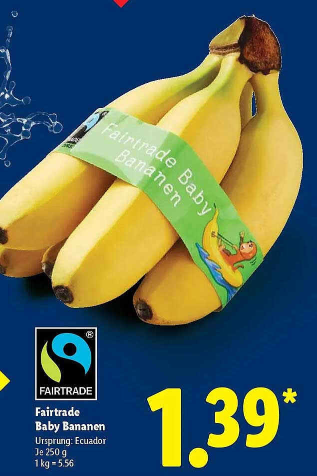 Fairtrade Baby Bananen