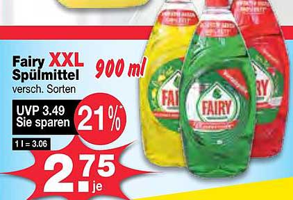 Fairy XXL Spülmittel versch. Sorten