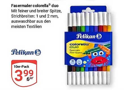 Fasermaler colorella® duo