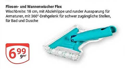 Fliesen- und Wannenwischer Flex