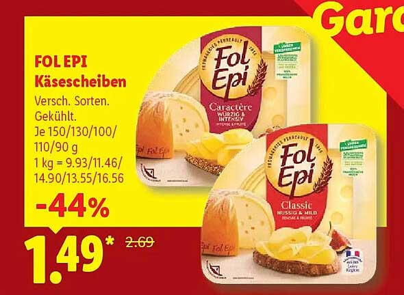 FOLEPI Käsescheiben