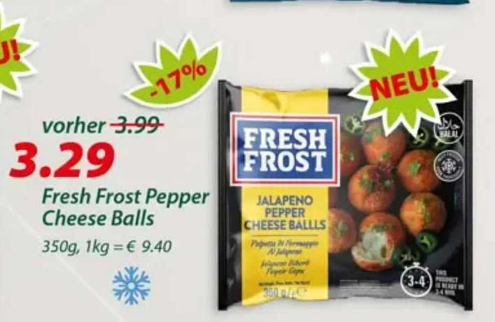 Fresh Frost Pepper Cheese Balls