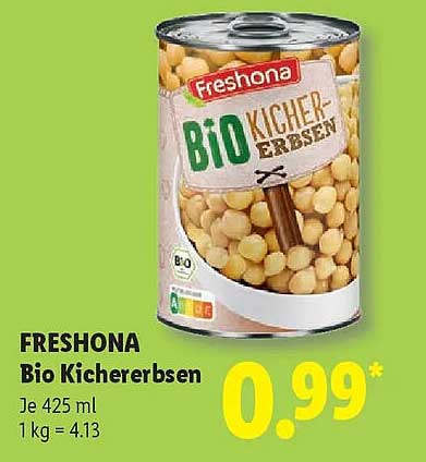 FRESHONA Bio Kichererbsen
