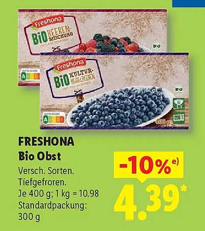 FRESHONA Bio Obst