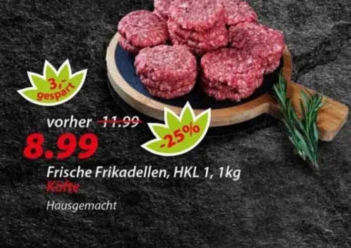 Frische Frikadellen, HKL 1, 1kg