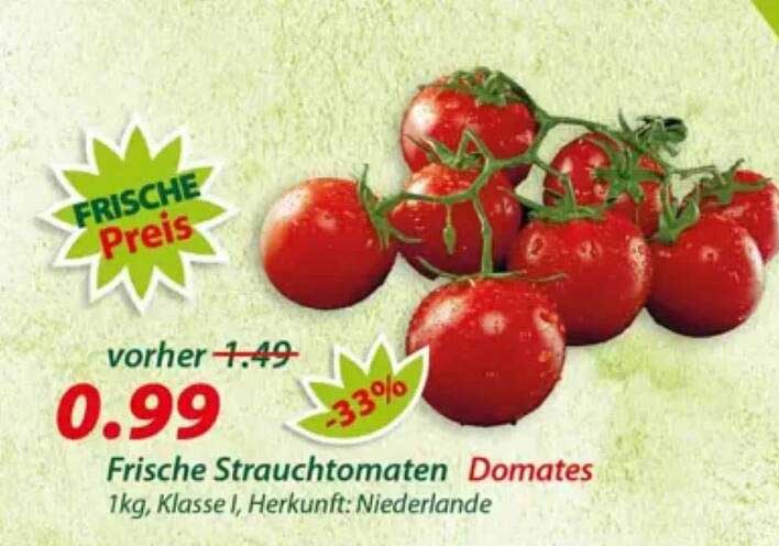 Frische Strauchtomaten