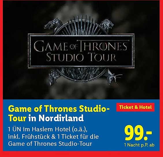 Game of Thrones Studio-Tour in Nordirland