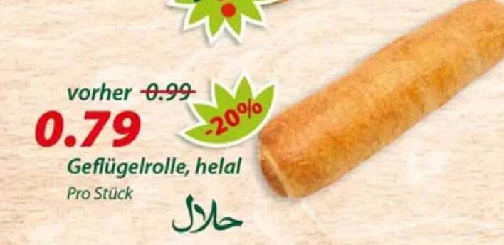 Geflügelrolle, helal