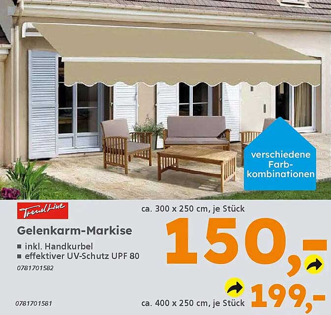 Gelenkarm-Markise